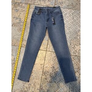 Derek Heart Mid Rise Skinny Jeans Women's Size 7 Blue Stretch Denim NWT